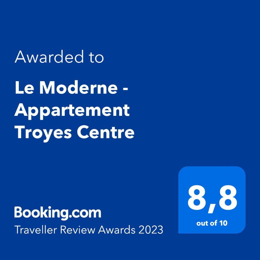 Le Moderne - Appartement Troyes Centre ภายนอก รูปภาพ